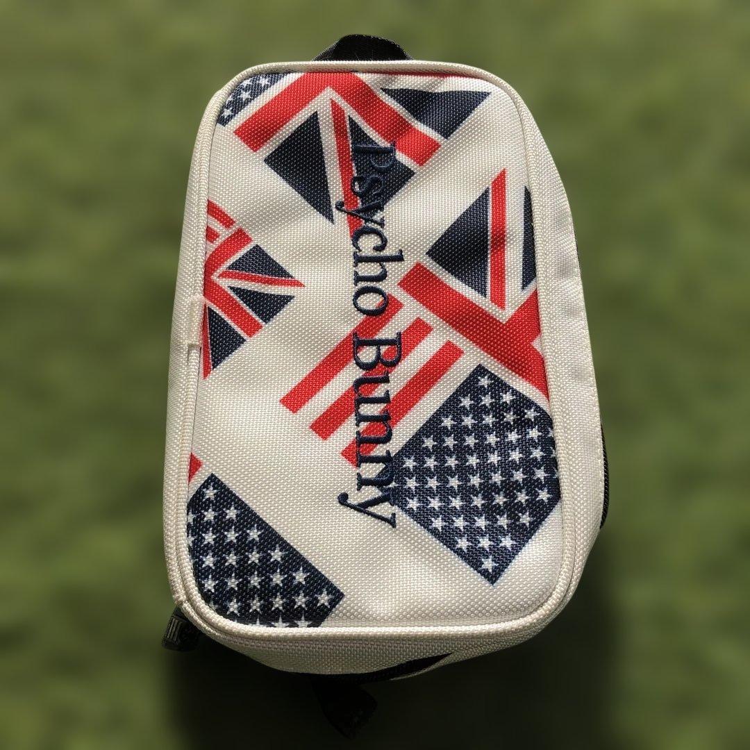 Psycho Bunny 国旗デザインポーチ