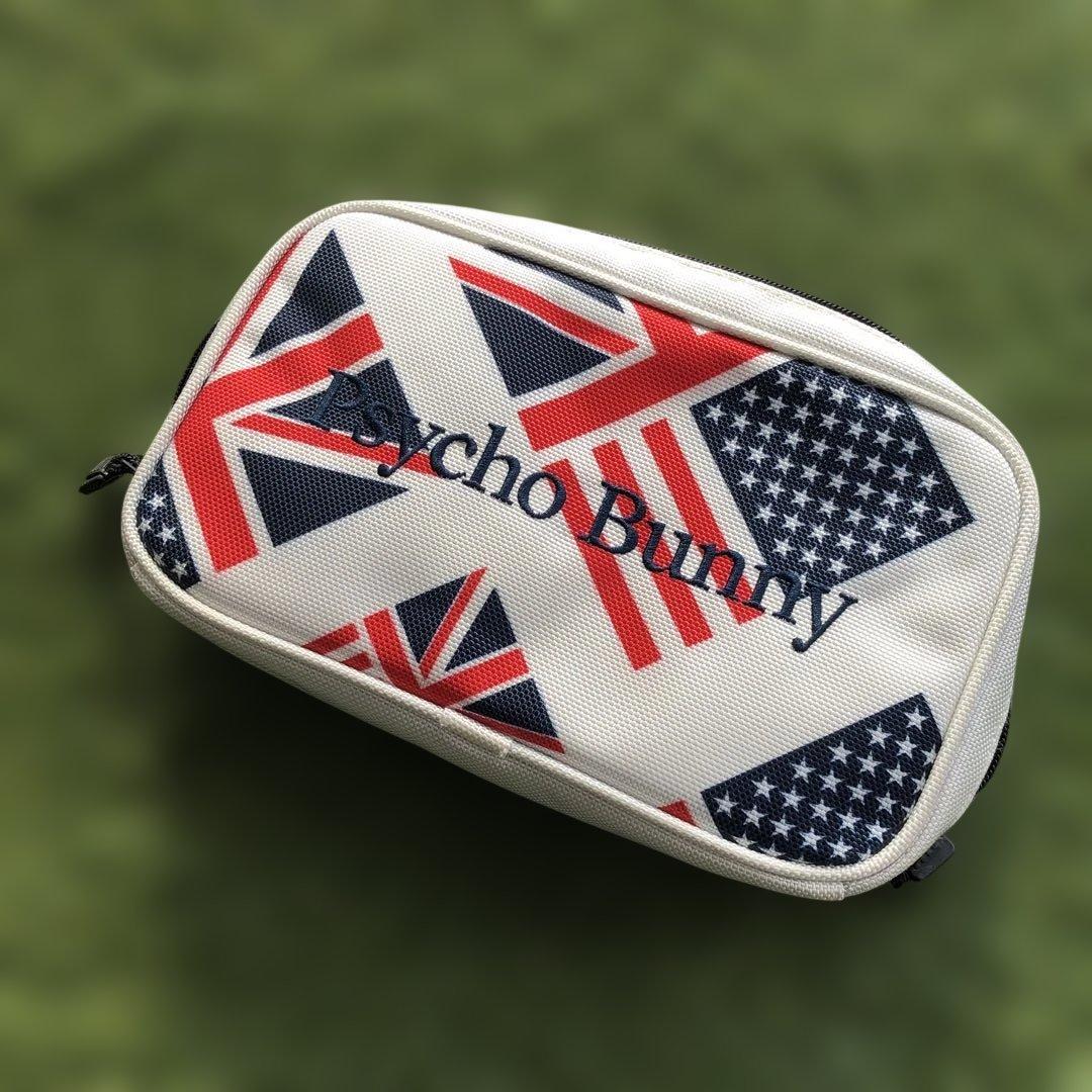 Psycho Bunny 国旗デザインポーチ