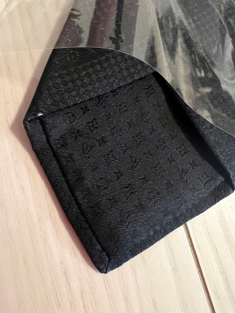 D【美品】Louis Vuitton ブラック ネクタイ