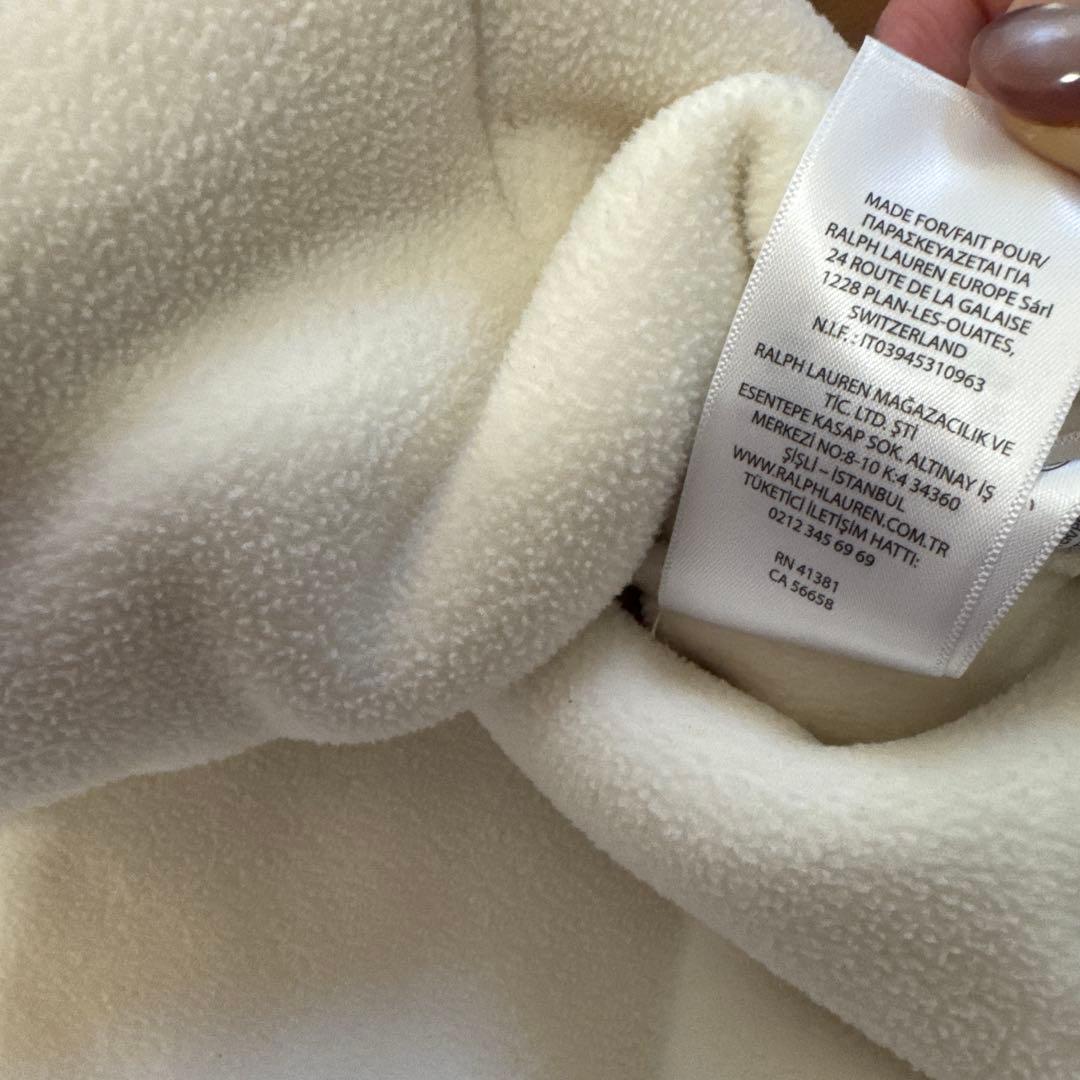ラルフローレン　ボアパーカー　プルオーバー　ビッグポニー刺繍　現行