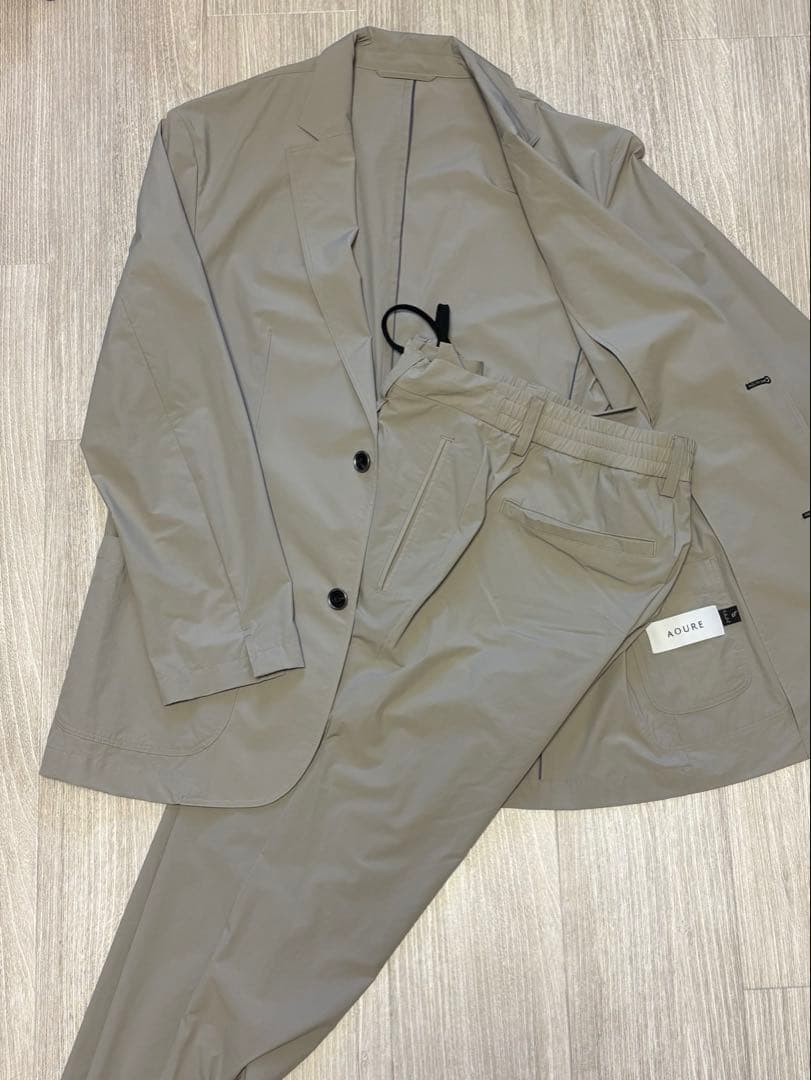 【美品】AOURE フェザークロスセットアップ　春•夏用