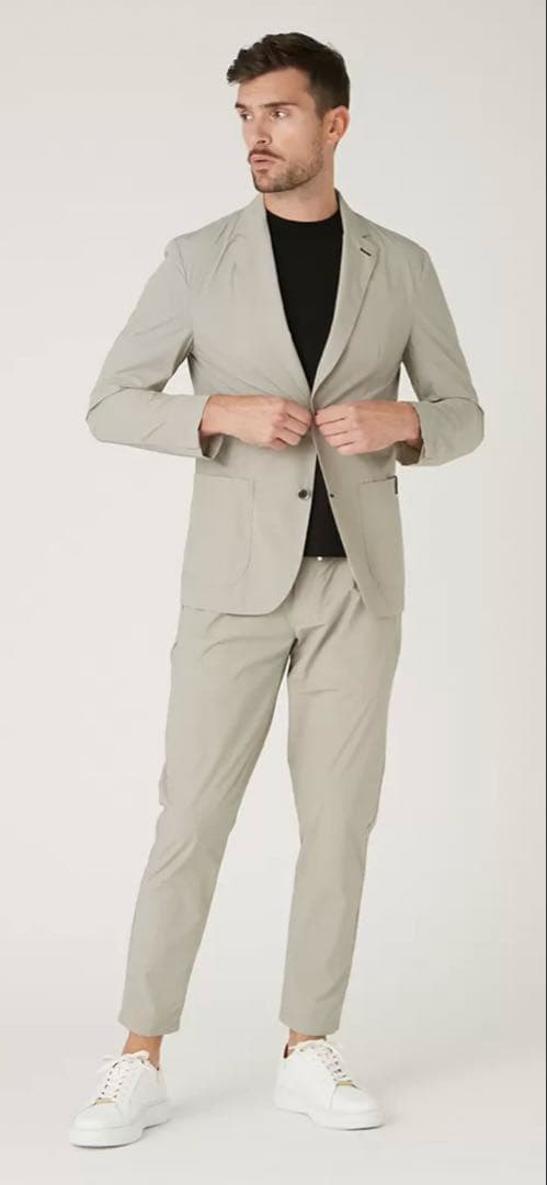 【美品】AOURE フェザークロスセットアップ　春•夏用