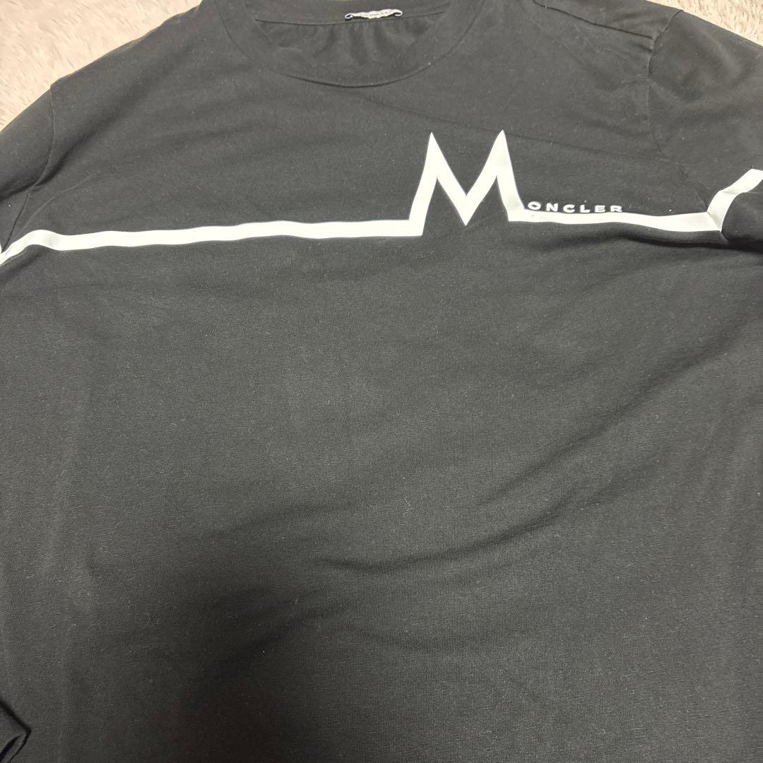MONCLER ブラック 長袖Tシャツ