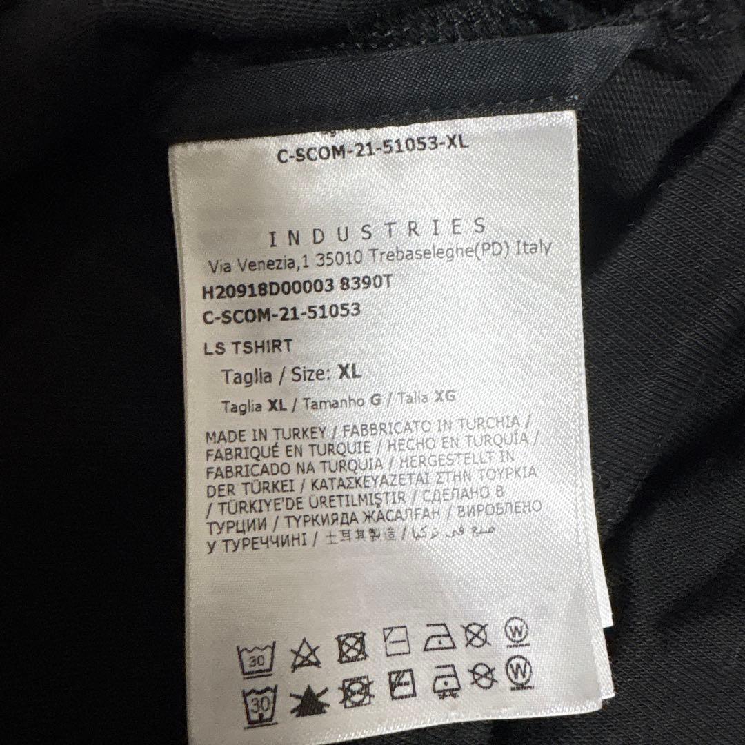 MONCLER ブラック 長袖Tシャツ