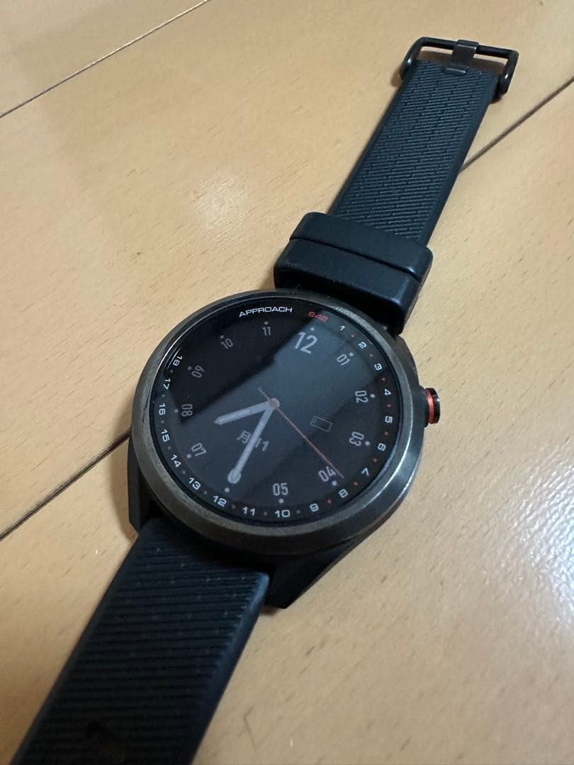 【美品】GARMIN Approach S42 ブラック　充電ケーブル付き