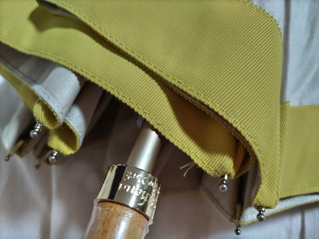 アシーナニューヨーク 傘 athena new york 　折り畳 日傘　黄