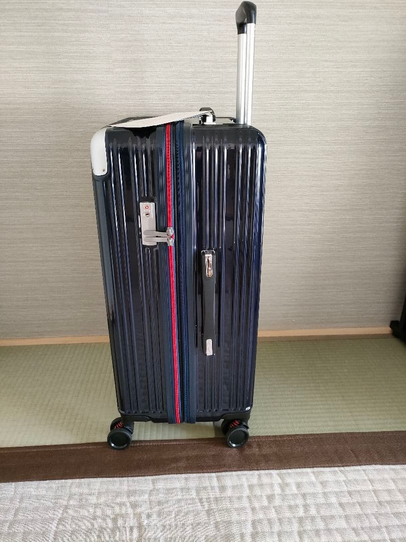 TRANS CONTINENTS 中型キャリーケース ダークブルー