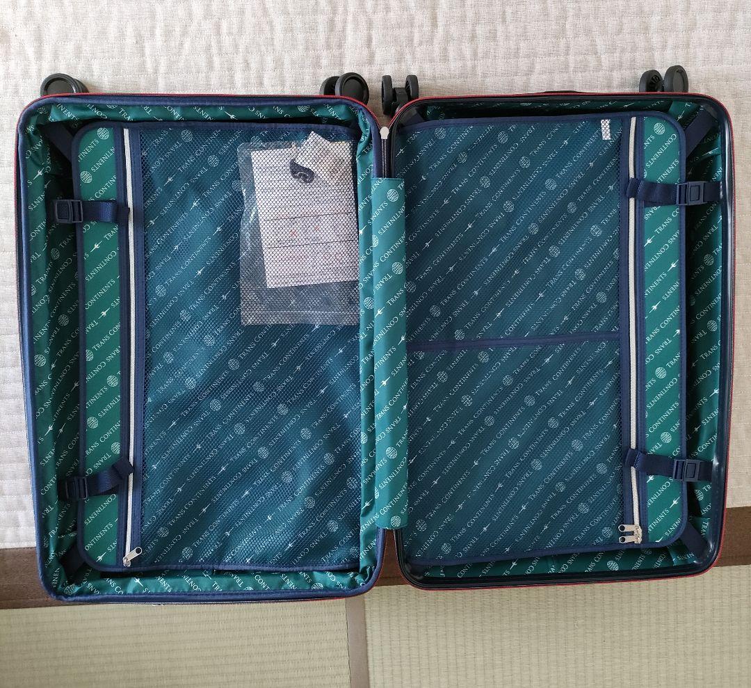 TRANS CONTINENTS 中型キャリーケース ダークブルー