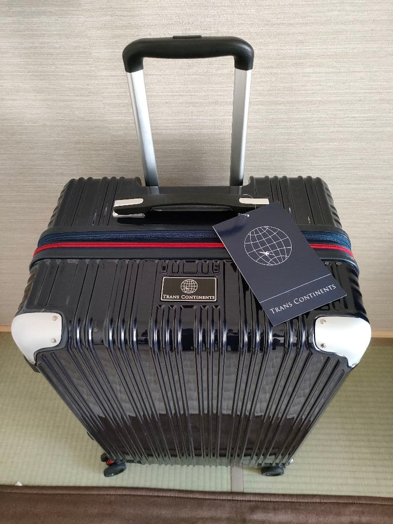TRANS CONTINENTS 中型キャリーケース ダークブルー