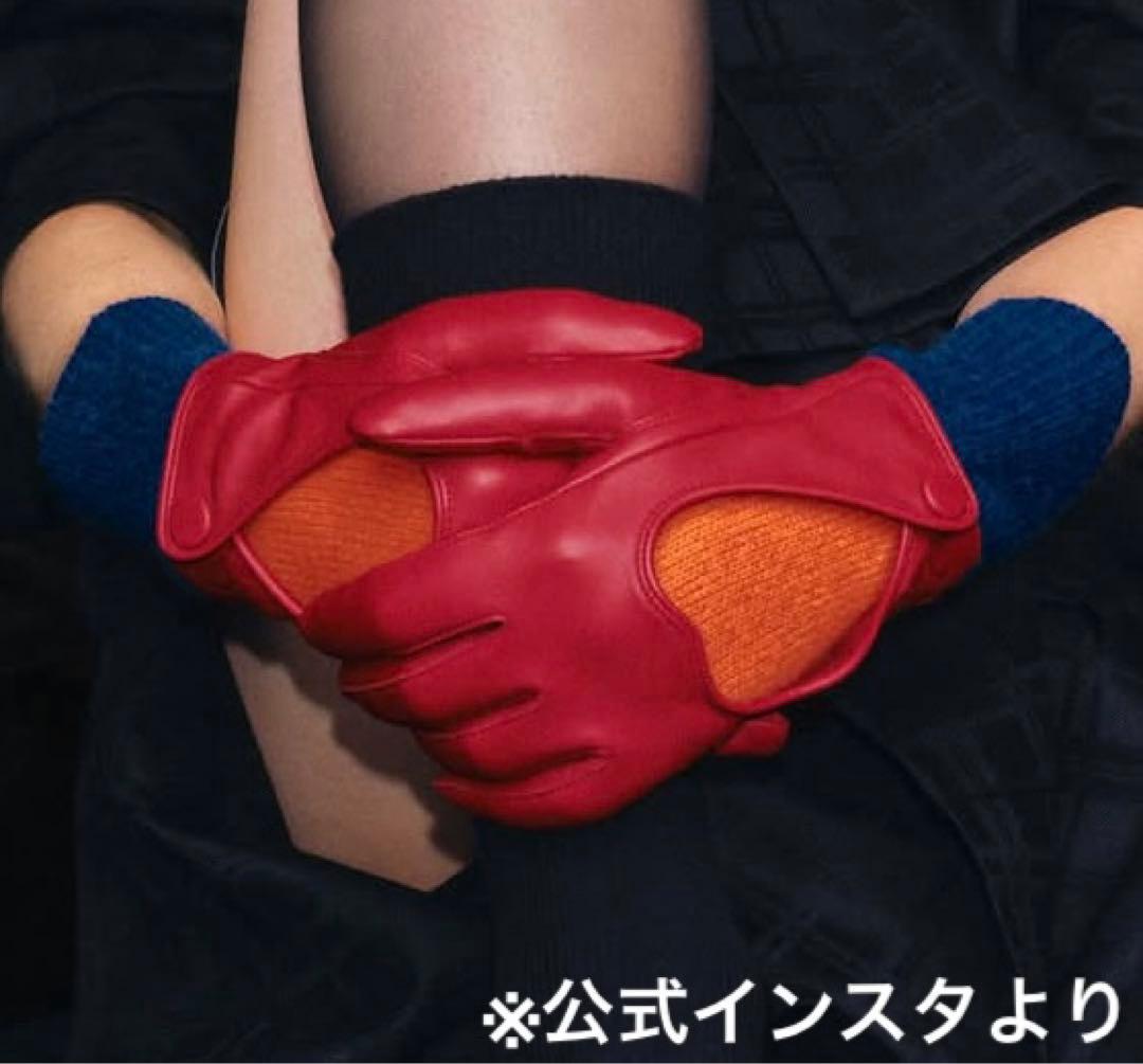 【未使用】Vivienne Westwood オープンハート レイヤード手袋