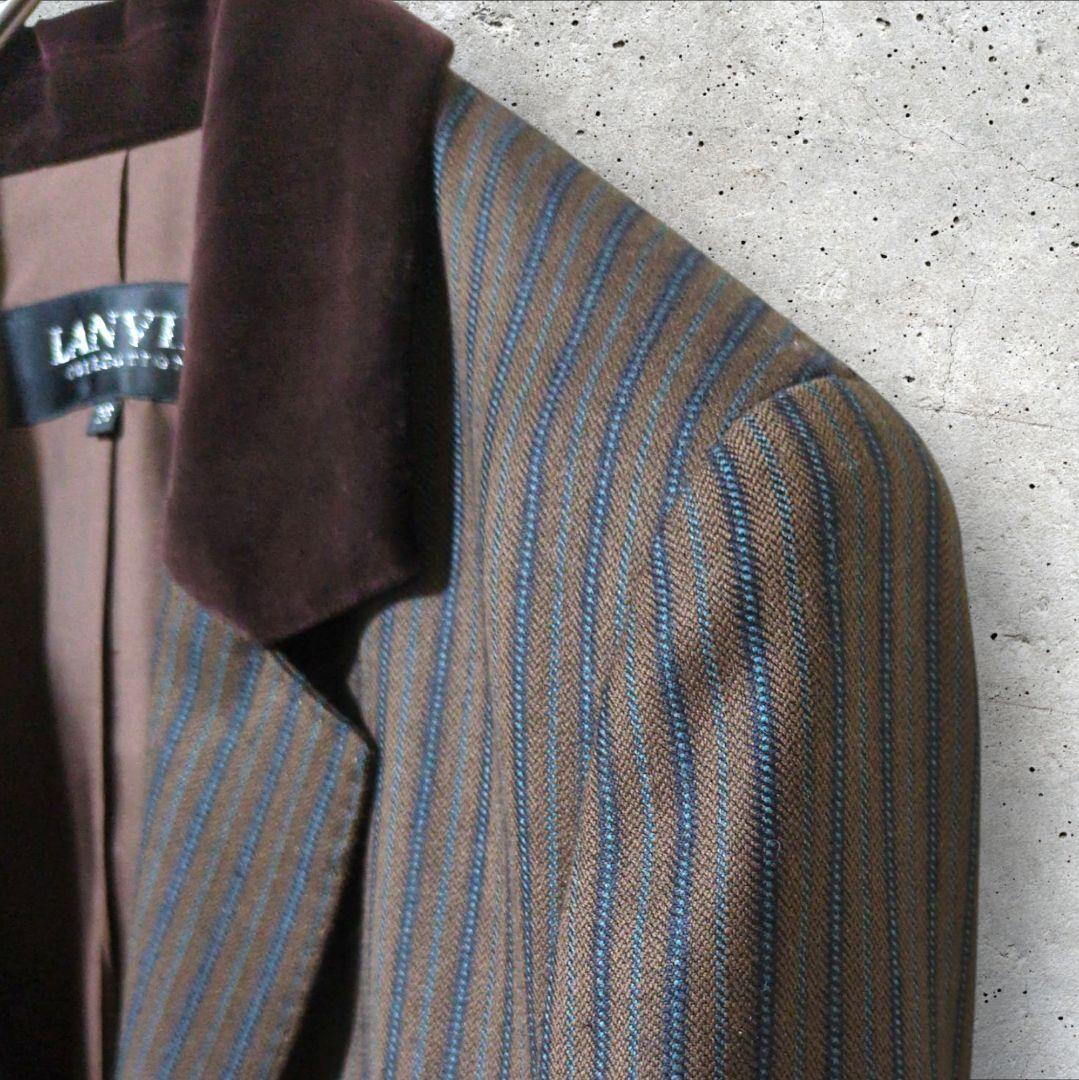 LANVIN COLLECTION セットアップ シルク混 ジャケット+スカート