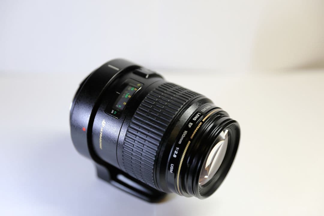 CANON EF100mm F2.8 マクロ USM 純正三脚座付属