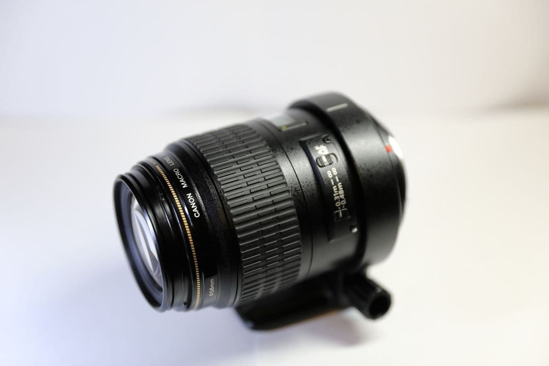 CANON EF100mm F2.8 マクロ USM 純正三脚座付属