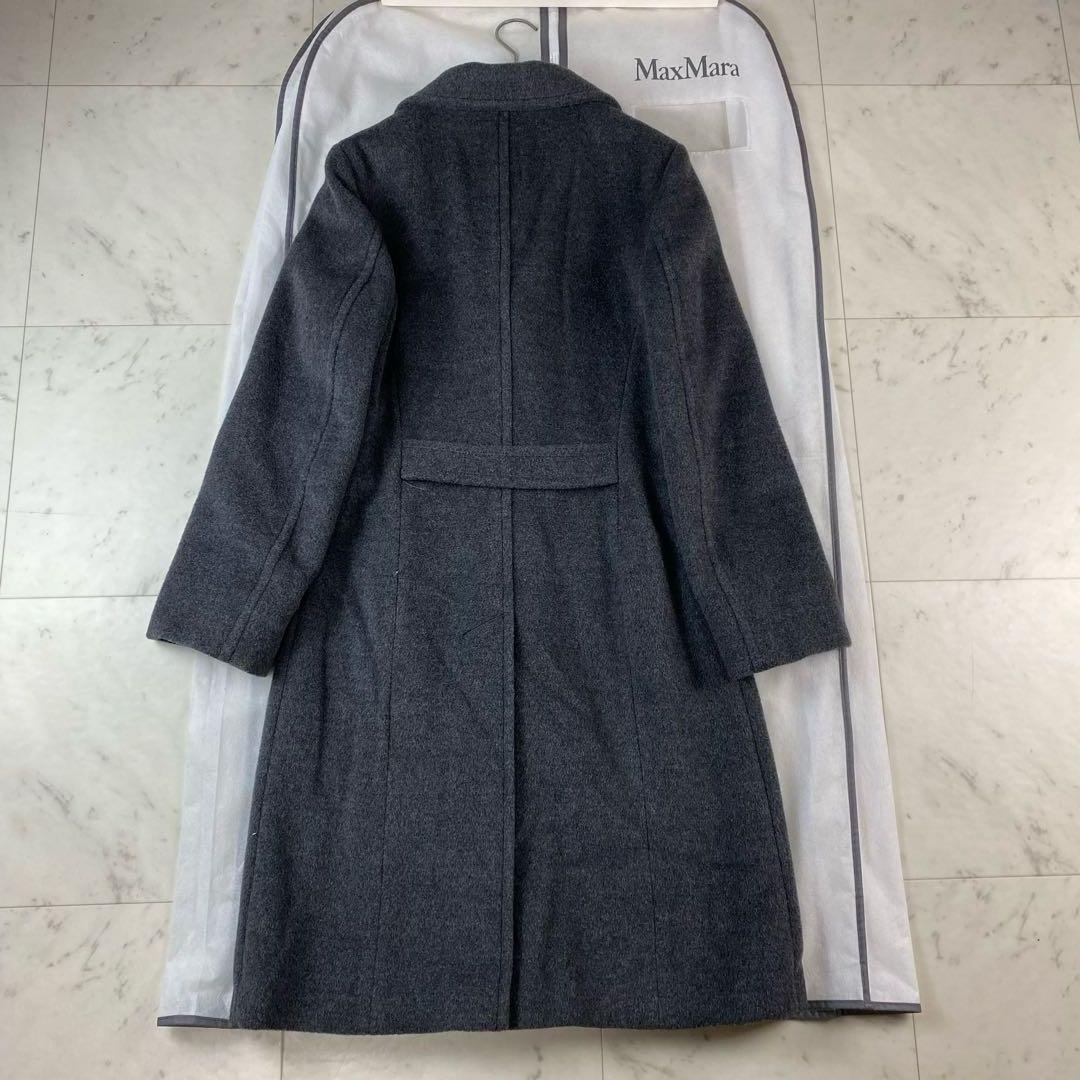 カシミヤ混◎マックスマーラ　MAX&Co. チェスターコート　ロング丈
