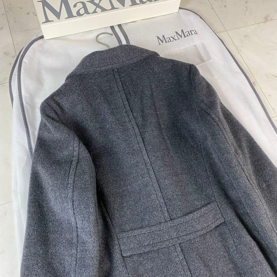 カシミヤ混◎マックスマーラ　MAX&Co. チェスターコート　ロング丈