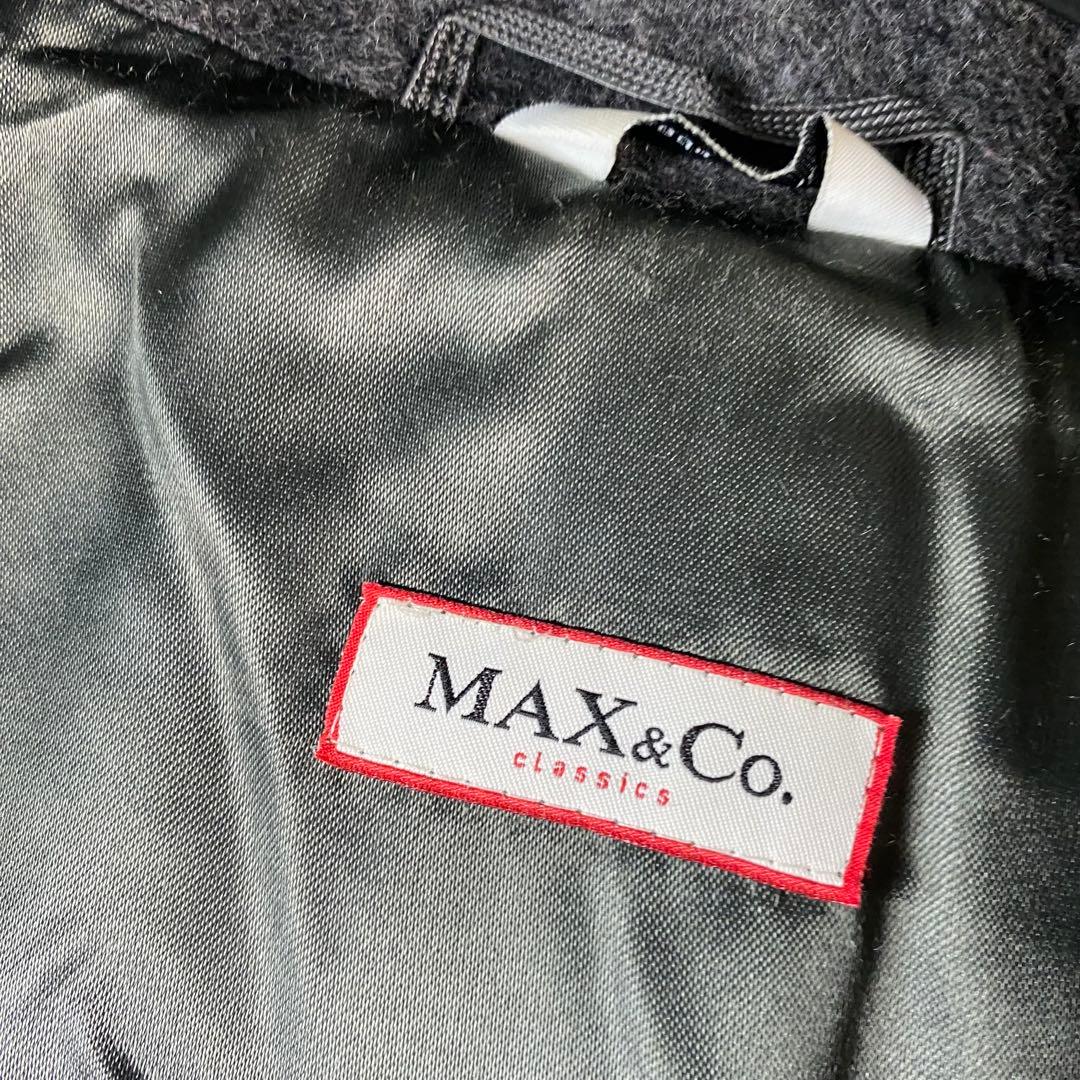 カシミヤ混◎マックスマーラ　MAX&Co. チェスターコート　ロング丈
