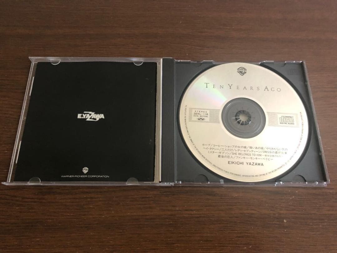 【シール帯】「テン・イヤーズ・アゴー」矢沢永吉 10周年特別企画 旧規格 帯付属