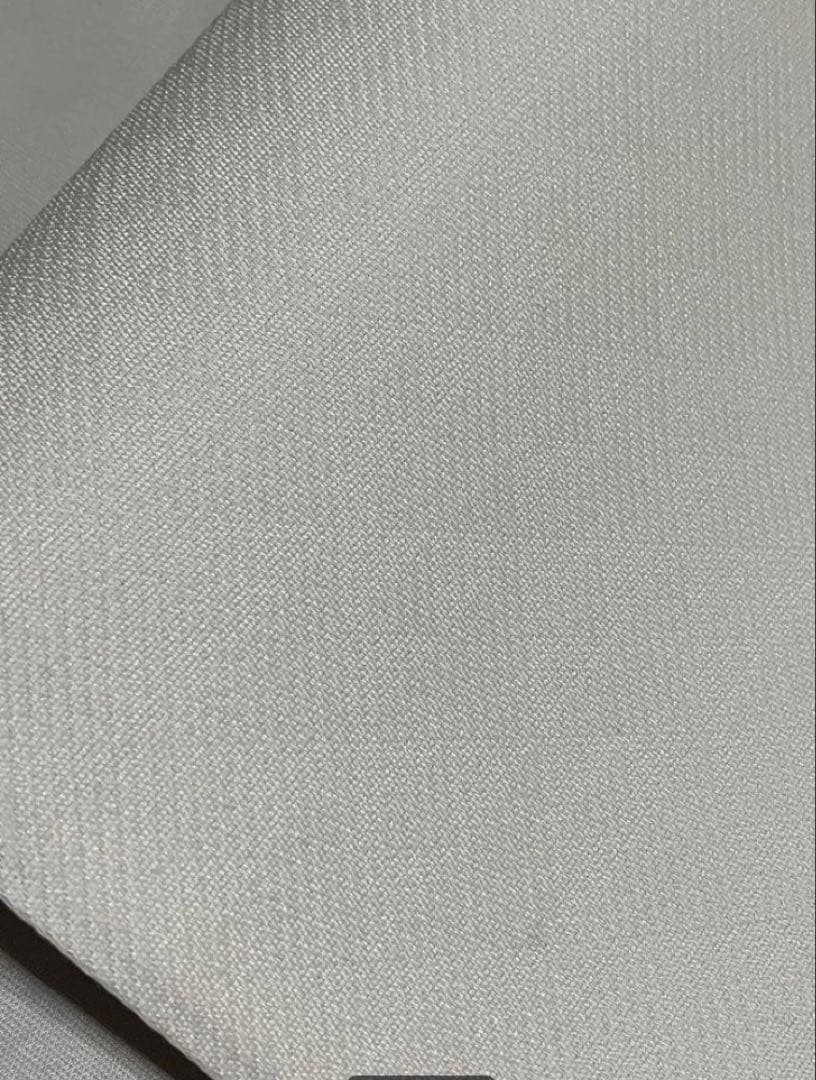 夏帯 袋帯 六通柄 正絹 格子柄 葉文 未使用 イ6533