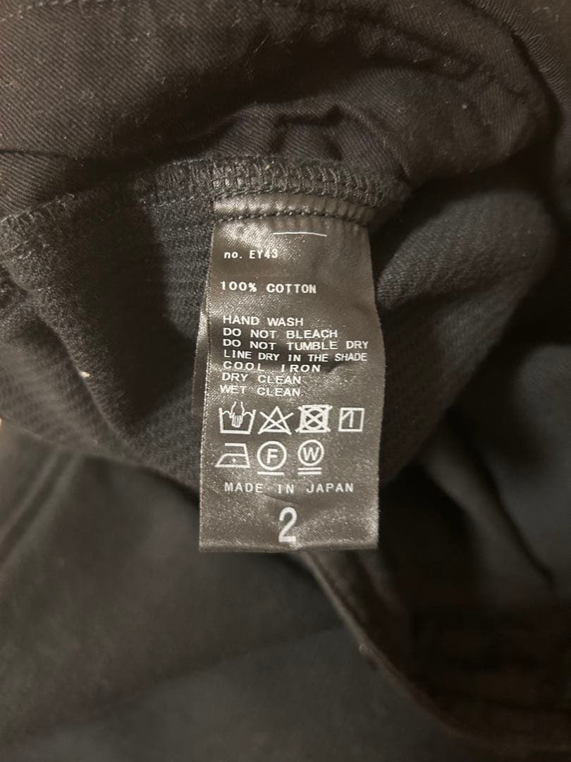 Ets. MATERIAUX ブラック チノパン