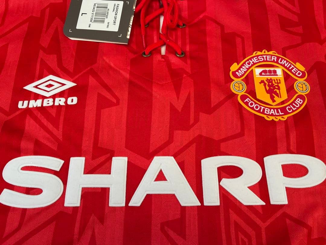 【激レア】UMBRO マンチェスターユナイテッド アウェイ 93-94 半袖 L