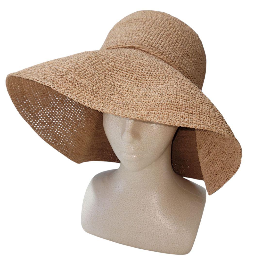 未使用 紫外線対策 ヘレンカミンスキー PROVANCE 12 ラフィアハット