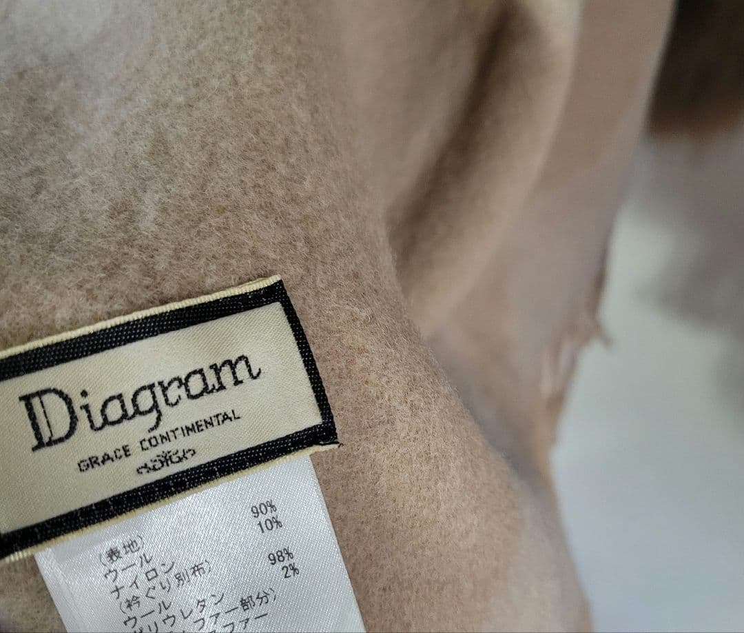 新品タグ付き Diagram ファーケープ