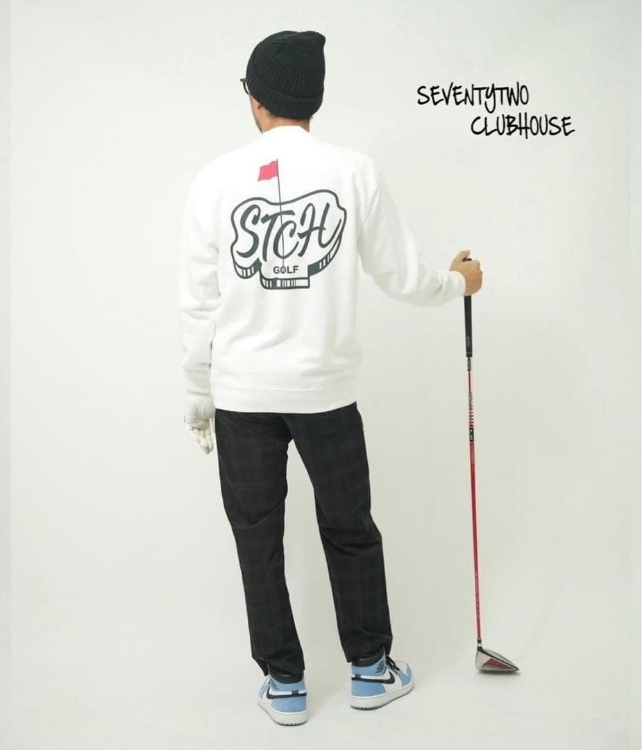 マ*読様 STCH スウェット ホワイト サイズL 未使用