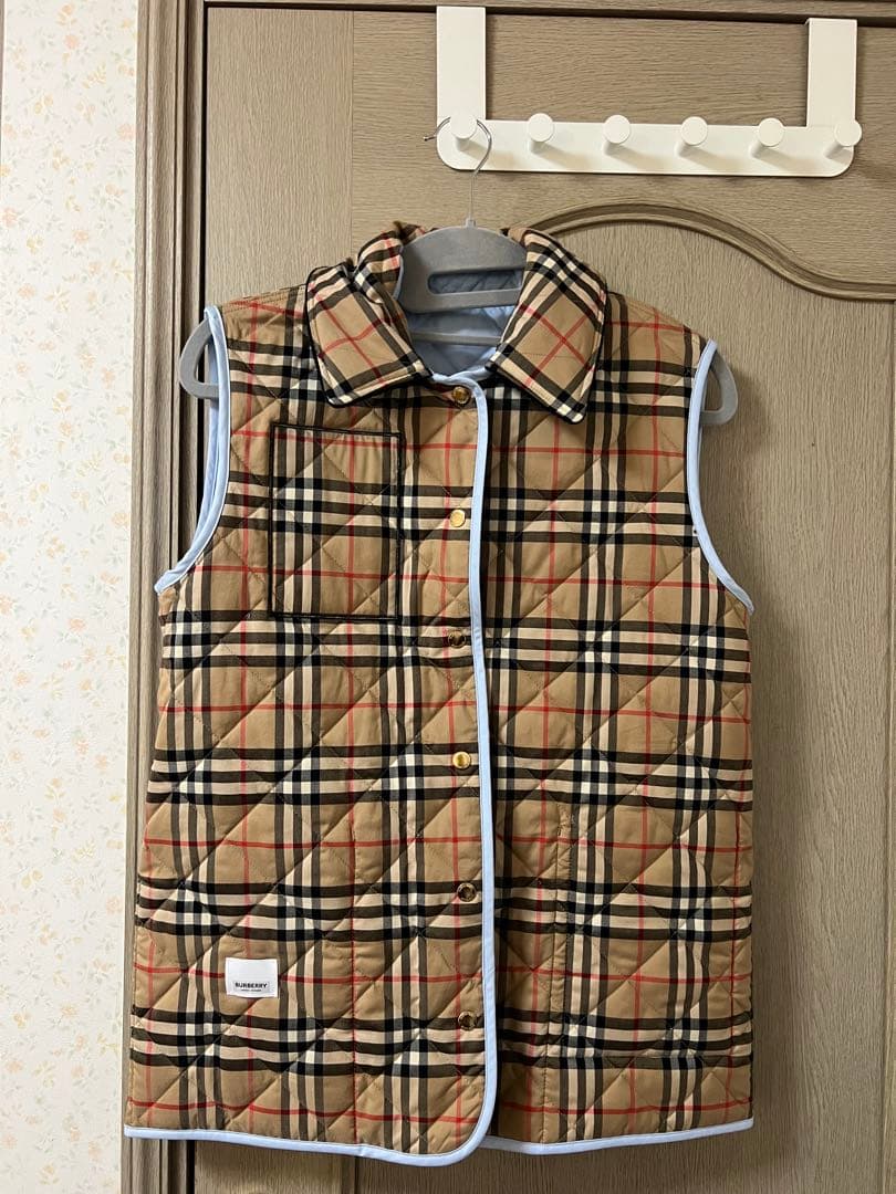値下げ中⭐︎BURBERRY チェック柄 キルティングベスト