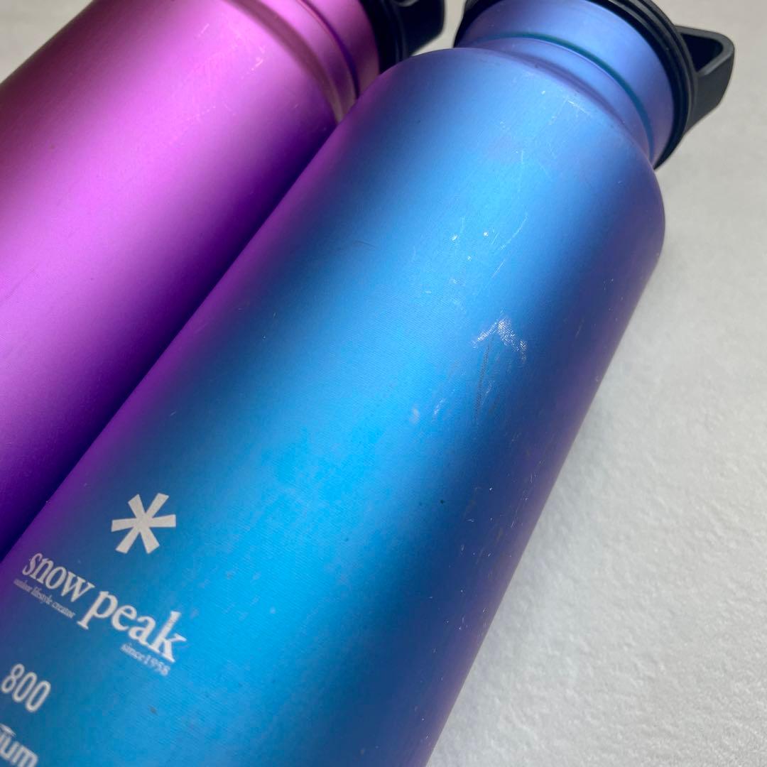 展示品スノーピーク( peak) オーロラボトル800 箱無し2個セット