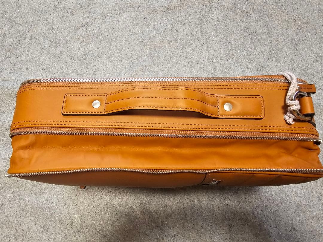 【未使用】TF 3Wayオールレザーバッグ ブラウン 収納袋付き