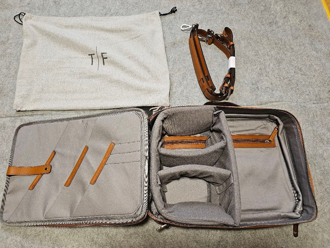 【未使用】TF 3Wayオールレザーバッグ ブラウン 収納袋付き