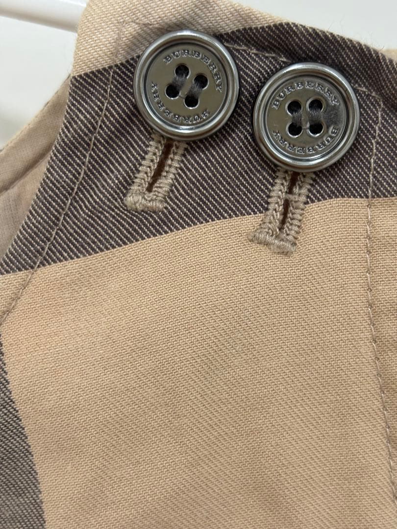 BURBERRY バーバリー チェック柄 ジャンバースカート 6Y 116cm