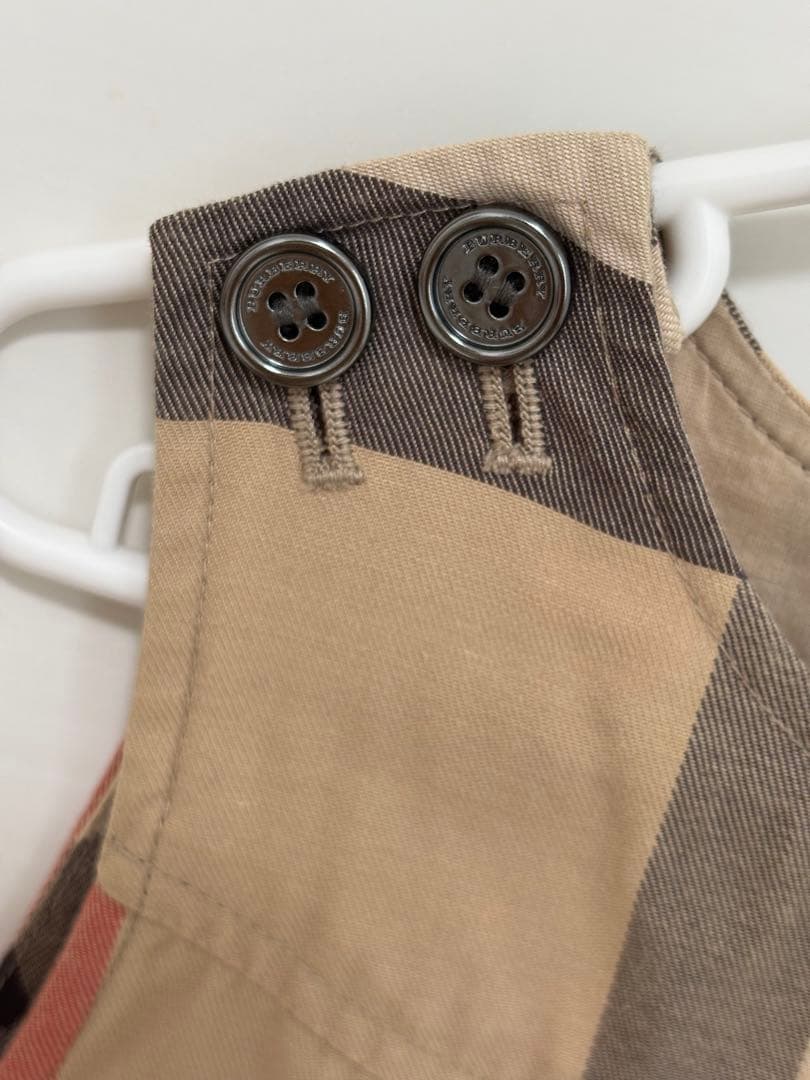 BURBERRY バーバリー チェック柄 ジャンバースカート 6Y 116cm