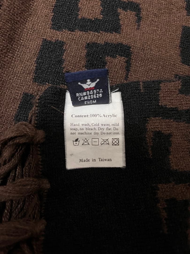 old stussy ビンテージ マフラー モノグラム フェンディ