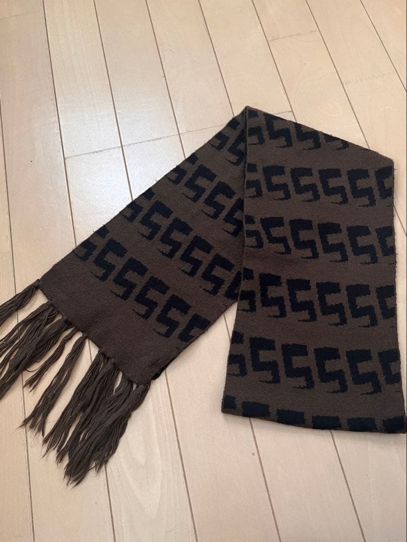 old stussy ビンテージ マフラー モノグラム フェンディ