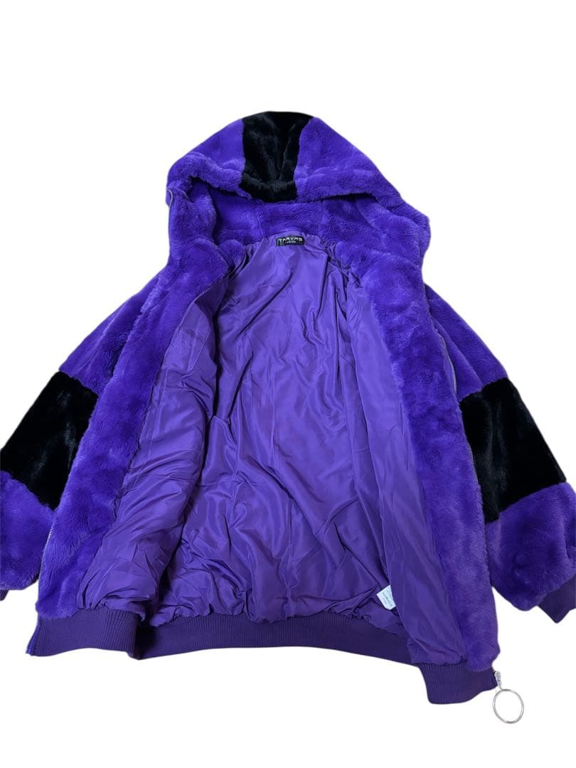 TRAVAS TOKYO　フード付 エコ ファー コート ジャケット パーカー