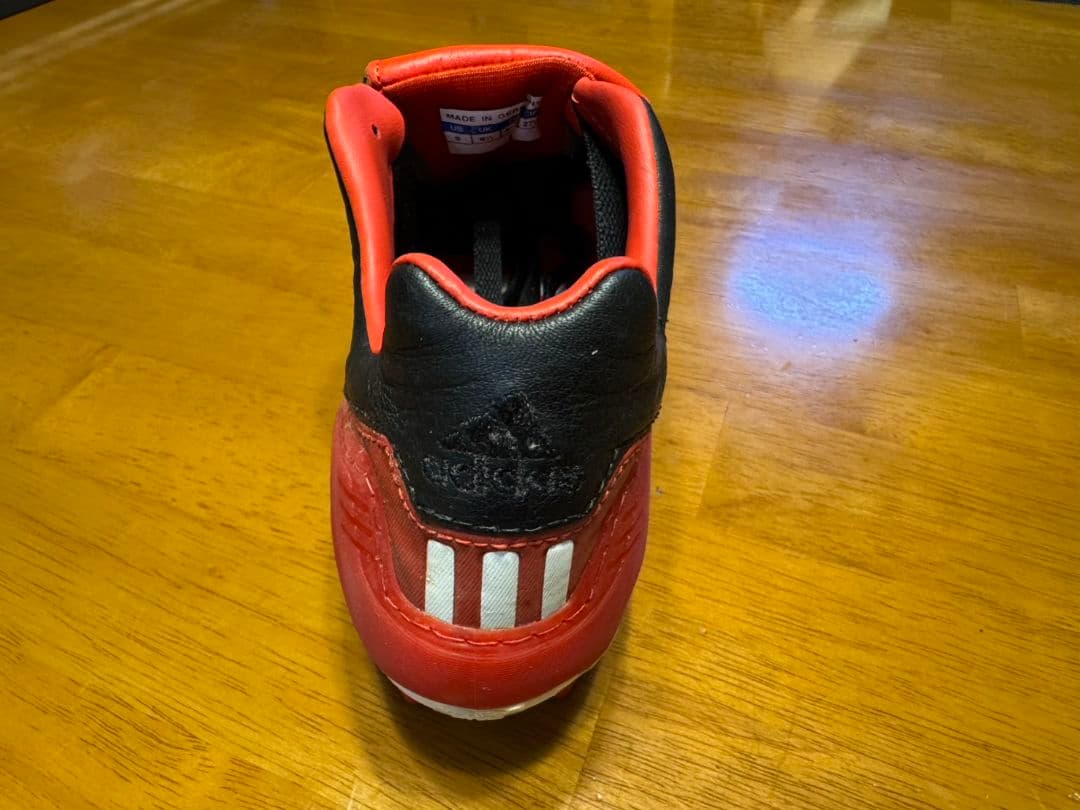 サッカーシューズ スパイク 黒赤