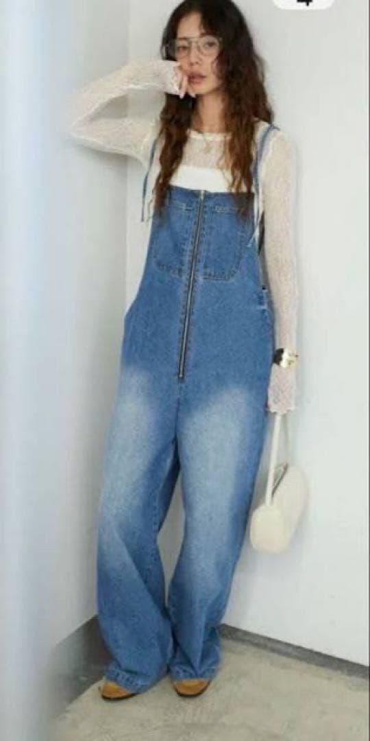 ◾️IAMALPHA デニムオーバーオール