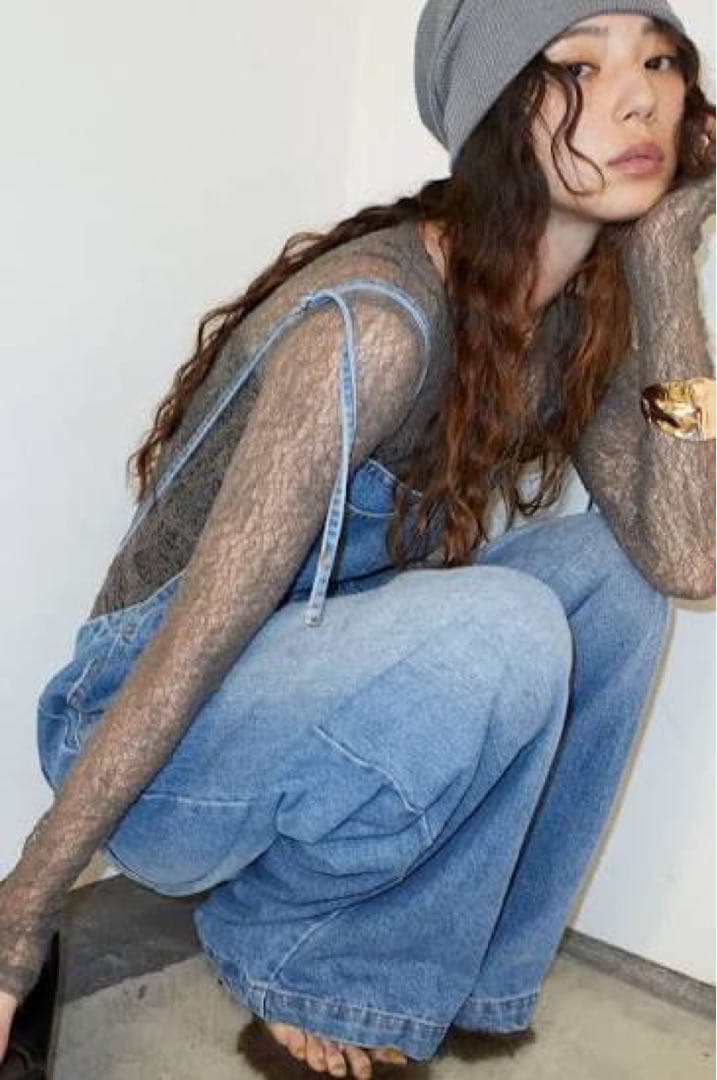 ◾️IAMALPHA デニムオーバーオール