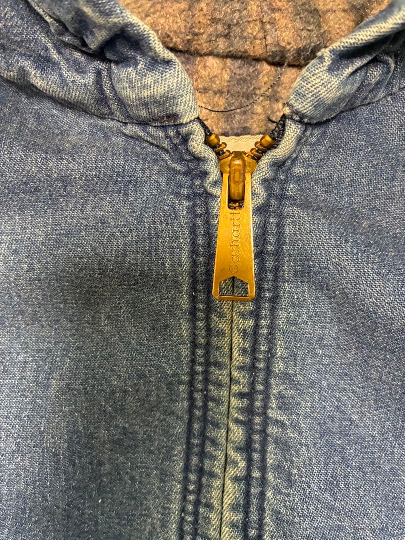 カーハート　アクティブジャケット　デニム　Carhartt S~M程度