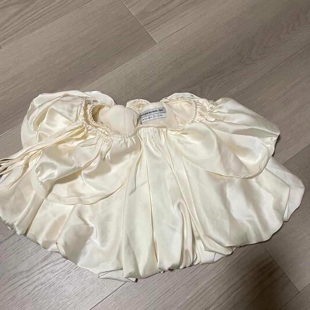 sculptor アイボリー バルーンスカート