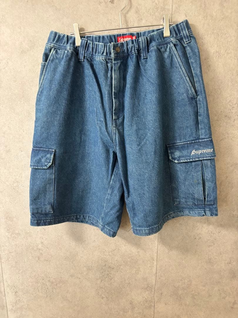 シュプリーム　 カーゴ デニム ワーク イージー ショーツハーフパンツ
