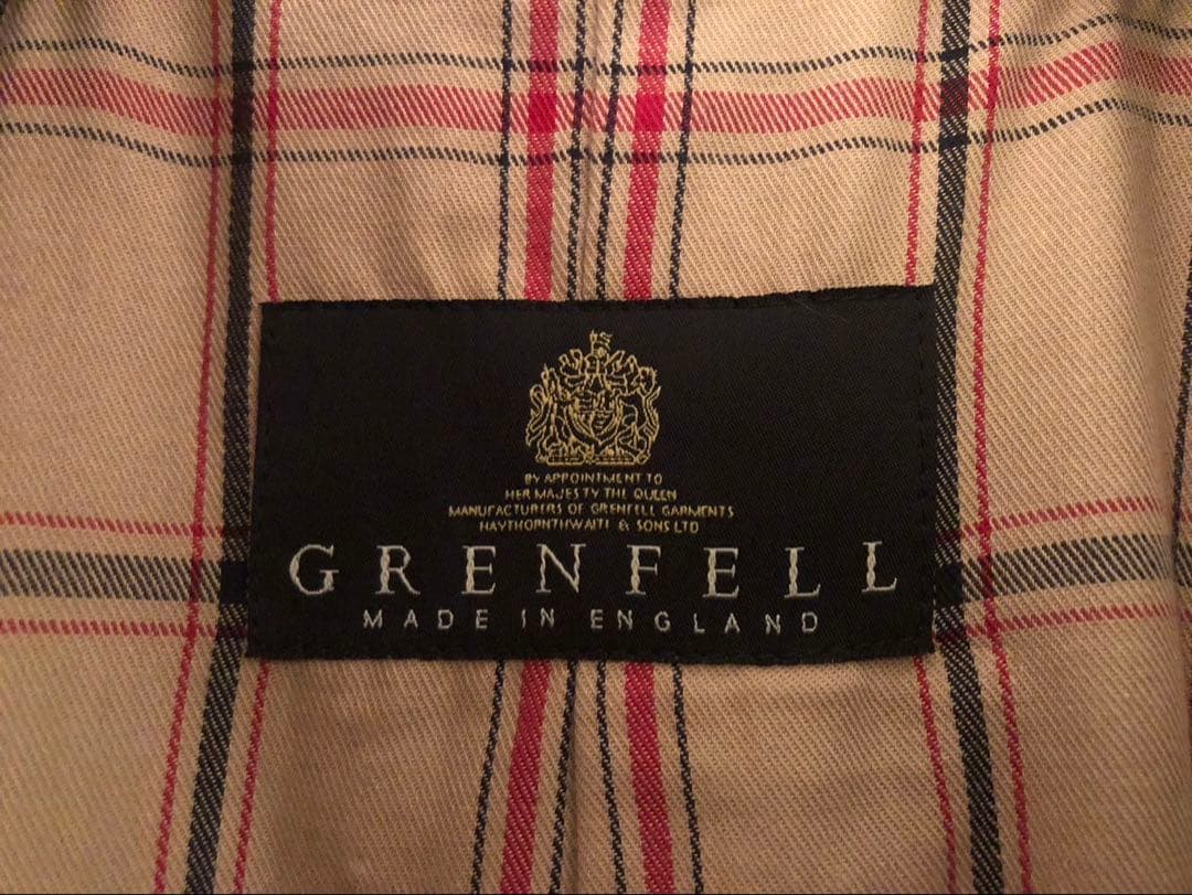 【新品未使用】GRENFELL グレンフェル トレンチコート 38 英国製