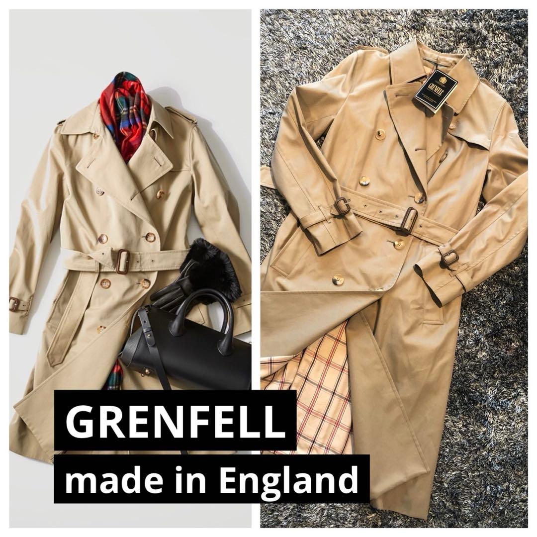 【新品未使用】GRENFELL グレンフェル トレンチコート 38 英国製