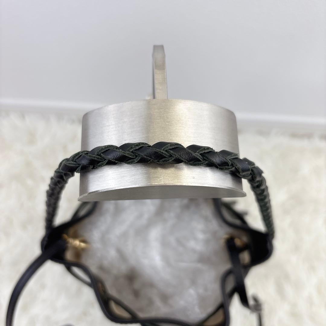 J&M DAVIDSONカーニバル2WAYフリンジレザー黒ショルダーバッグ