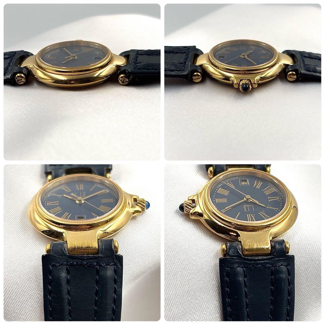 稼働品 ダンヒル Dunhill 腕時計 レディース ミレニアム ゴールドy2k