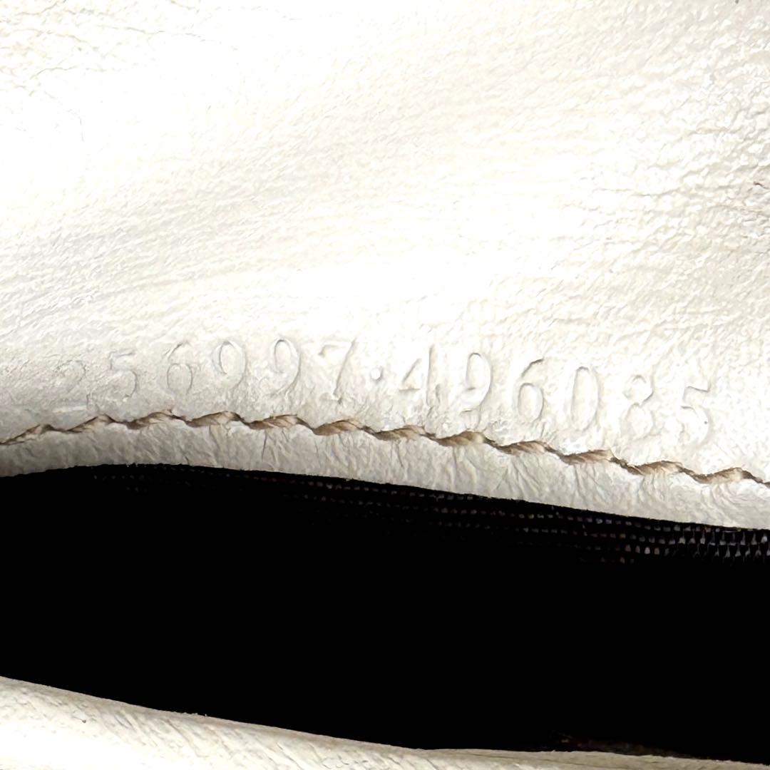 美品　GUCCI グッチ ヴィンテージ シェリーリボン 折り財布 GG柄 箱付