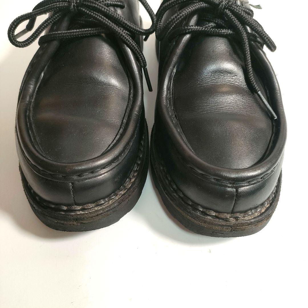 パラブーツ ミカエル 40 ブラック リスレザー チロリアンシューズ