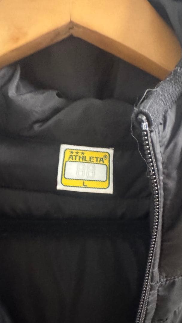 ATHLETA ダウン　L ブラック