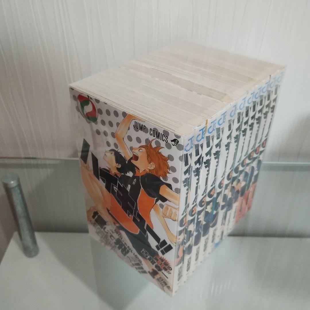 【全巻帯付き＋番外編2冊付き】ハイキュー!!　全巻セット　1巻〜45巻　即日発送